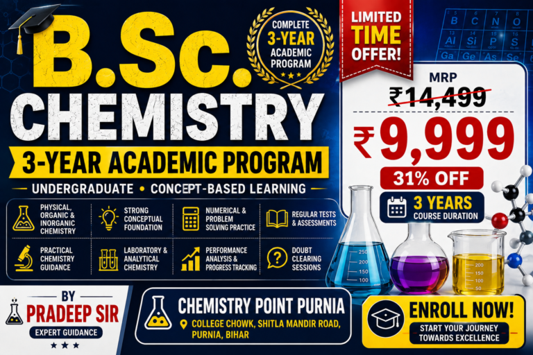 B.Sc. Chemistry – 3-Year Academic Program
